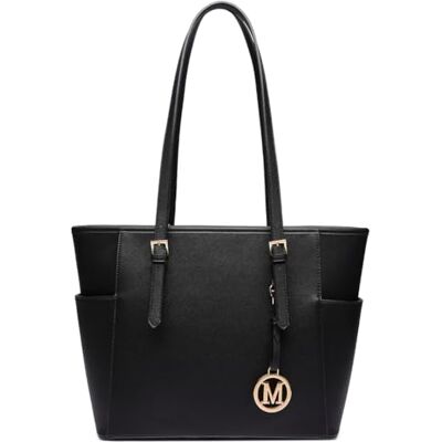 Miss Lulu Damen Handtasche Groß Taschen Shopper Tasche für Schule Mode Schultertaschen Tote Bag für Arbeit Freizeit Miss Lulu Damen Handtasche Groß Taschen Shopper Tasche für Schule Mode Schultertaschen Tote Bag für Arbeit Freizeit