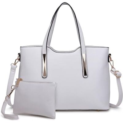 Miss Lulu Handtasche Damen Tasche Shopper Mittelgroß Schultertaschen 2 Pieces Set Miss Lulu Handtasche Damen Tasche Shopper Mittelgroß Schultertaschen 2 Pieces Set