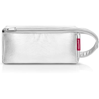 reisenthel foldcase MN7088 silver crackle Kosmetiktasche mit 2,5l Volumen aus recycelten PET-Flaschen Hochwertig Öffnung mit Reissverschluss B 23 x H 11 x T 11 cm reisenthel foldcase MN7088 silver crackle Kosmetiktasche mit 2,5l Volumen aus recycelten PET-Flaschen Hochwertig Öffnung mit Reissverschluss B 23 x H 11 x T 11 cm