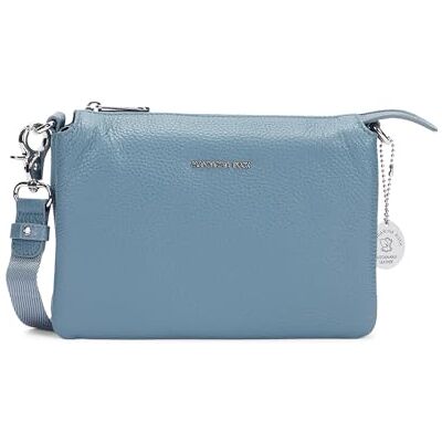 Mandarina Duck Mellow Leather Clutch, Damen, Iron Mandarina Duck Mellow Leather Clutch, Damen, Iron