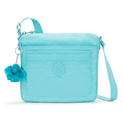 Kipling Damen Sebastian Crossbody Super Leicht Langlebig Messenger Schultertasche, Deepest Aqua Kipling Damen Sebastian Crossbody Super Leicht Langlebig Messenger Schultertasche, Deepest Aqua