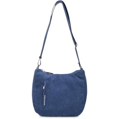 Mandarina Duck Hunter Velvet Hobo, Damen, Blue Wing Mandarina Duck Hunter Velvet Hobo, Damen, Blue Wing
