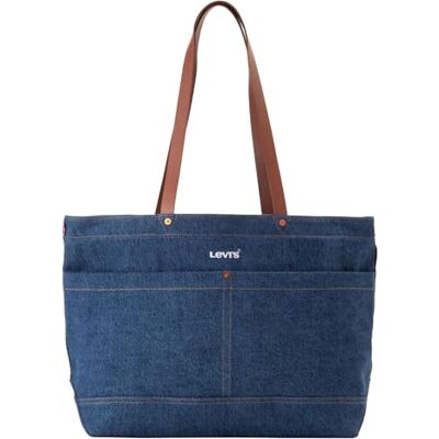 Levi's Women'S Heritage Tote-All for Womens, Bags/Handbags, Indigo Mid Wash 7, One size Levi's Women'S Heritage Tote-All for Womens, Bags/Handbags, Indigo Mid Wash 7, One size