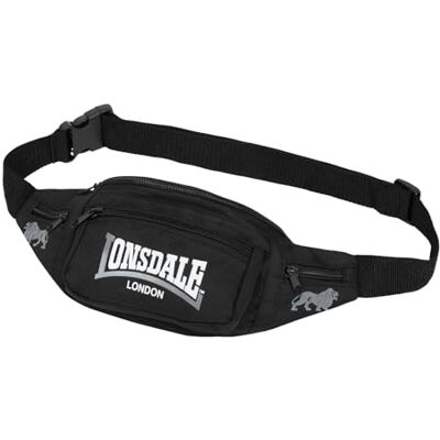 Lonsdale Gürteltasche,Verstellbarer Riemen Hüfttasche mit Mehreren FächernS Lonsdale Gürteltasche,Verstellbarer Riemen Hüfttasche mit Mehreren FächernS