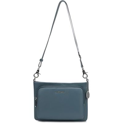 Mandarina Duck Mellow Leather Crossover, Damen, Iron Mandarina Duck Mellow Leather Crossover, Damen, Iron