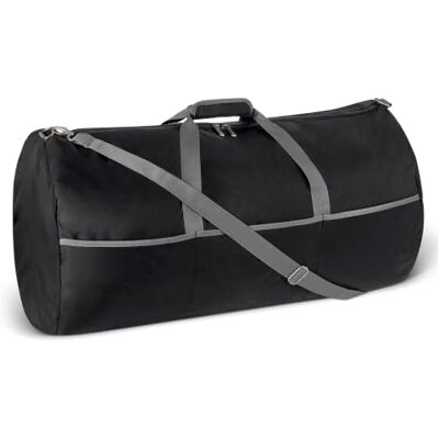 Amazon Essentials 82,3cm extra große faltbare Nylon-Reisetasche für Reisen/Aufbewahrung mit Reißverschlusstaschen, 150l, 22,7kg Tragkraft, schwarz (früher Amazon Basics) Amazon Essentials 82,3cm extra große faltbare Nylon-Reisetasche für Reisen/Aufbewahrung mit Reißverschlusstaschen, 150l, 22,7kg Tragkraft, schwarz (früher Amazon Basics)