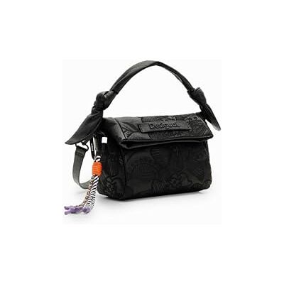 Desigual Women's Alpha LOVERTY 3.0 MIN Accessories PU Hand Bag, Black Desigual Women's Alpha LOVERTY 3.0 MIN Accessories PU Hand Bag, Black