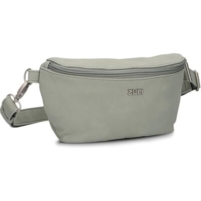 Zwei Damen Hip Bag Mademoiselle.M MH4 Bauchtasche 25 cm 1 Liter aus hochwertigem Kunstleder, Crossbody Bag wasserabweisend, 3-in-1 Bequeme Brusttasche, Gürteltasche & Hüfttasche (sage) Zwei Damen Hip Bag Mademoiselle.M MH4 Bauchtasche 25 cm 1 Liter aus hochwertigem Kunstleder, Crossbody Bag wasserabweisend, 3-in-1 Bequeme Brusttasche, Gürteltasche & Hüfttasche (sage)