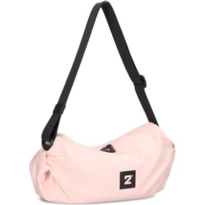 Zwei Damen Moon Bag BONNY BO70 Umhängetasche 6 Liter, leichte Nylon Crossbody Bag im Casual Stil, sportliche Handtasche mit Reißverschluss, Innenfächern, wasserabweisend Zwei Damen Moon Bag BONNY BO70 Umhängetasche 6 Liter, leichte Nylon Crossbody Bag im Casual Stil, sportliche Handtasche mit Reißverschluss, Innenfächern, wasserabweisend