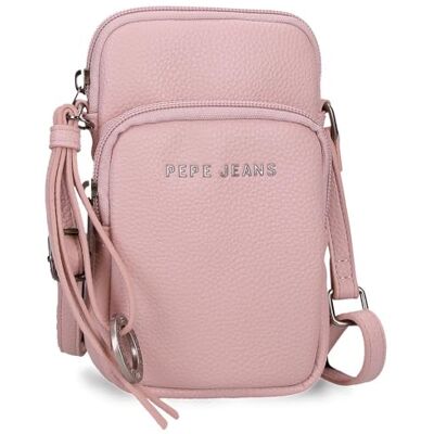 Pepe Jeans Paola Rosa Schultertasche 11x17,5x2. 5 cm Polyester und PU von Joumma Bags Pepe Jeans Paola Rosa Schultertasche 11x17,5x2. 5 cm Polyester und PU von Joumma Bags