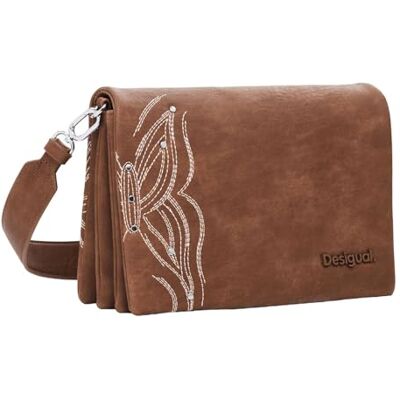 Desigual Damen 25SAXP86 Bag_Goodall Sand Dortmund, Brown Desigual Damen 25SAXP86 Bag_Goodall Sand Dortmund, Brown