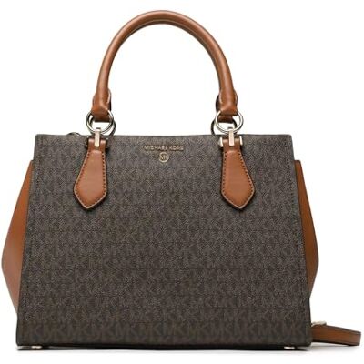 Michael Kors Damen MD Satchel Bag, BRN/Acorn Michael Kors Damen MD Satchel Bag, BRN/Acorn
