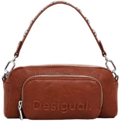 Desigual Umhängetasche Schultertasche Crossbody Bag Leather West hellbraun Desigual Umhängetasche Schultertasche Crossbody Bag Leather West hellbraun