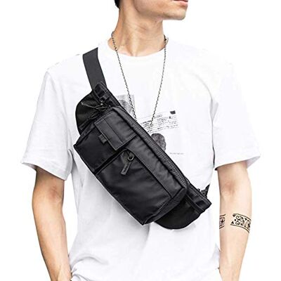 SEAFEW Große wasserdichte Schwarze Taillentasche für Herren Damen Gürteltasche Hüfttasche Brusttasche mit verstellbarem Riemen, Premium Leichtes Bauchtasche für Fitnessstudio, Fitness, Workout, Reisen SEAFEW Große wasserdichte Schwarze Taillentasche für Herren Damen Gürteltasche Hüfttasche Brusttasche mit verstellbarem Riemen, Premium Leichtes Bauchtasche für Fitnessstudio, Fitness, Workout, Reisen