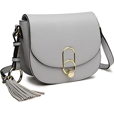 Miss Lulu Handtasche Damen Klein, Umhängetasche aus Weichem PU-Leder mit Verstellbarem Gurt, 22 cm Kleine Crossbody Bag für Alltag, Stadt, Shopping & Reisen Miss Lulu Handtasche Damen Klein, Umhängetasche aus Weichem PU-Leder mit Verstellbarem Gurt, 22 cm Kleine Crossbody Bag für Alltag, Stadt, Shopping & Reisen