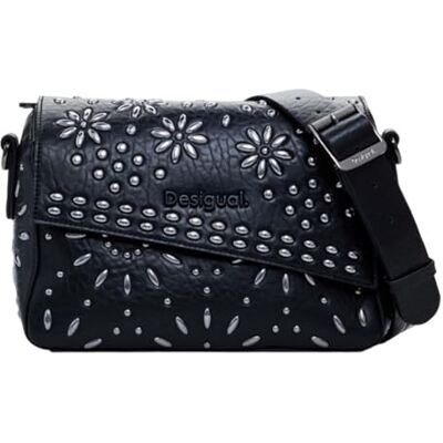 Desigual Umhängetasche Schultertasche Dandelion Phuket Hand Bag Black schwarz Desigual Umhängetasche Schultertasche Dandelion Phuket Hand Bag Black schwarz