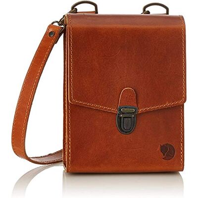 Fjällräven Unisex Singi Bino Bag, Leather Cognac, One Size Fjällräven Unisex Singi Bino Bag, Leather Cognac, One Size
