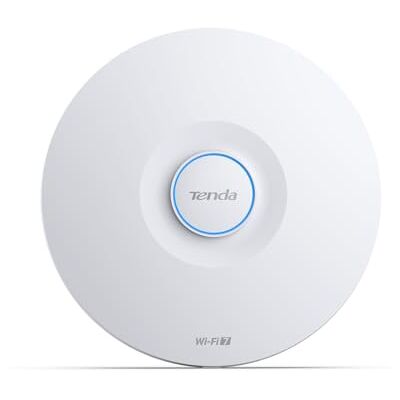Tenda i36 BE5010 WiFi 7 Access Point mit 2 Ports (1x 2.5G PoE+ & 1x Gigabit-Port, 802.11be Dualband, WPA3 Sicherheit, Mehrere SSIDs, App-/Cloud- oder Lokale Verwaltung, inkl. Netzteil) Tenda i36 BE5010 WiFi 7 Access Point mit 2 Ports (1x 2.5G PoE+ & 1x Gigabit-Port, 802.11be Dualband, WPA3 Sicherheit, Mehrere SSIDs, App-/Cloud- oder Lokale Verwaltung, inkl. Netzteil)
