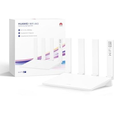Huawei WiFi AX3 New Router, Wi-Fi 6, 3000 Mbit/s, Weiß Huawei WiFi AX3 New Router, Wi-Fi 6, 3000 Mbit/s, Weiß