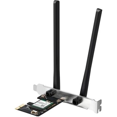 MERCUSYS MA80XE TP-Link WiFi 6 WLAN-Karte PCIe AX3000Mbps, Bluetooth 5.3, Dual-Band (5 GHz/2,4 GHz), Intel Wi-Fi 6E, WPA3, MU-MIMO, OFDMA, WLAN-Karte PC, Festplatte, Windows 11/10, Wi-FI 6 AX3000 MERCUSYS MA80XE TP-Link WiFi 6 WLAN-Karte PCIe AX3000Mbps, Bluetooth 5.3, Dual-Band (5 GHz/2,4 GHz), Intel Wi-Fi 6E, WPA3, MU-MIMO, OFDMA, WLAN-Karte PC, Festplatte, Windows 11/10, Wi-FI 6 AX3000