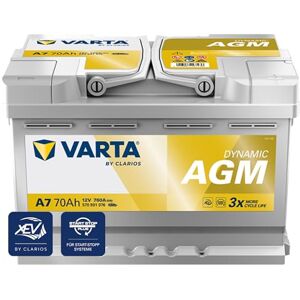 Varta Autobatterie Start Stop AGM XEV 70Ah 760A Varta Autobatterie Start Stop AGM XEV 70Ah 760A