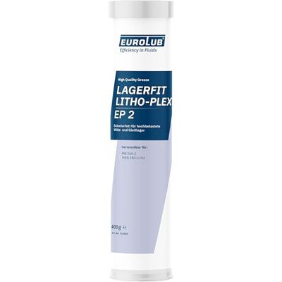 EUROLUB Lagerfit Litho-Plex EP 2 Schmierfett, 400 g, schwarz EUROLUB Lagerfit Litho-Plex EP 2 Schmierfett, 400 g, schwarz