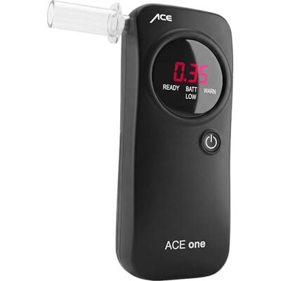 ACE One Alkoholtester Polizeigenau Promille-Tester Alkomat mit 98,6% ACE One Alkoholtester Polizeigenau Promille-Tester Alkomat mit 98,6%