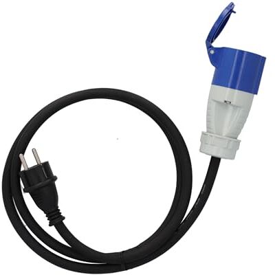 cartrend Explorer CEE Adapter mit CEE-Kupplung und Schutzkontaktstecker zum Anschluss von Wohnmobilen und Wohnwägen an Externe Stromversorgung, IP44, 1,5m, schwarz cartrend Explorer CEE Adapter mit CEE-Kupplung und Schutzkontaktstecker zum Anschluss von Wohnmobilen und Wohnwägen an Externe Stromversorgung, IP44, 1,5m, schwarz