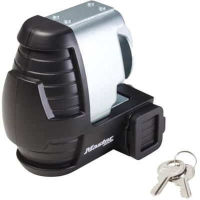 Master Lock 379DAT Anhängerschloss, universelles Kupplungsschloss für Anhänger, Silber, Standardgröße Master Lock 379DAT Anhängerschloss, universelles Kupplungsschloss für Anhänger, Silber, Standardgröße