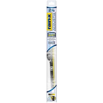 Rain-X Acoustix 61 cm Wischerblätter (1 Stück), flüsterleise Auto-Ersatz-Scheibenwischer, plasmabehandelte und Graphit-Beschichtung für reibungslose Leistung und lange Haltbarkeit Rain-X Acoustix 61 cm Wischerblätter (1 Stück), flüsterleise Auto-Ersatz-Scheibenwischer, plasmabehandelte und Graphit-Beschichtung für reibungslose Leistung und lange Haltbarkeit