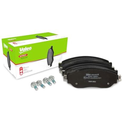 Valeo Bremsbelagsatz Expert 302402A, 4er Set Vorderachse, voll ausgestattet mit montiertem Zubehör ECE-R90 zertifiziert Valeo Bremsbelagsatz Expert 302402A, 4er Set Vorderachse, voll ausgestattet mit montiertem Zubehör ECE-R90 zertifiziert
