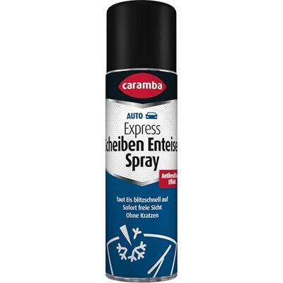 Caramba GmbH Caramba Express Scheiben Enteiser Spray, Eisentfernerspray für Autoscheiben im Winter, Antifrost und Klarsicht, Antibeschlag, ohne Kratzen, 500 ml Caramba GmbH Caramba Express Scheiben Enteiser Spray, Eisentfernerspray für Autoscheiben im Winter, Antifrost und Klarsicht, Antibeschlag, ohne Kratzen, 500 ml