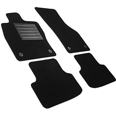 MTM MDM SP-7111 Fußmatten Velours Autoteppich passend für Seat Ateca 09.2016>, black MTM MDM SP-7111 Fußmatten Velours Autoteppich passend für Seat Ateca 09.2016>, black