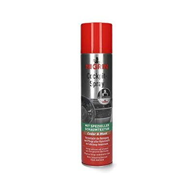 NIGRIN Cockpit-Spray Cedar & Musk, reinigt wirksam und schonend auch feingenarbte Oberflächen, 400 ml NIGRIN Cockpit-Spray Cedar & Musk, reinigt wirksam und schonend auch feingenarbte Oberflächen, 400 ml