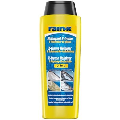 Rain-X 2-in-1 Xtreme Reiniger und Scheinwerfer-Aufbereiter für Windschutzscheibe und Kunststoff – verbessert Sicht und Sicherheit – 325 ml Rain-X 2-in-1 Xtreme Reiniger und Scheinwerfer-Aufbereiter für Windschutzscheibe und Kunststoff – verbessert Sicht und Sicherheit – 325 ml