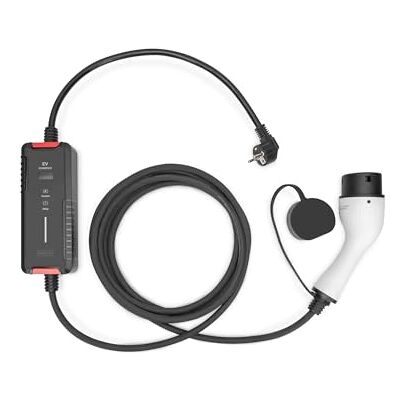 Digitus Ladegerät für Elektrofahrzeuge – 1-Phasig – Maximal 3,7 kW – Typ-2 Stecker – 5 m Ladekabel – Mode 2 – IP55 – EV-Charger für Schutzkontaktsteckdosen – Schwarz Digitus Ladegerät für Elektrofahrzeuge – 1-Phasig – Maximal 3,7 kW – Typ-2 Stecker – 5 m Ladekabel – Mode 2 – IP55 – EV-Charger für Schutzkontaktsteckdosen – Schwarz