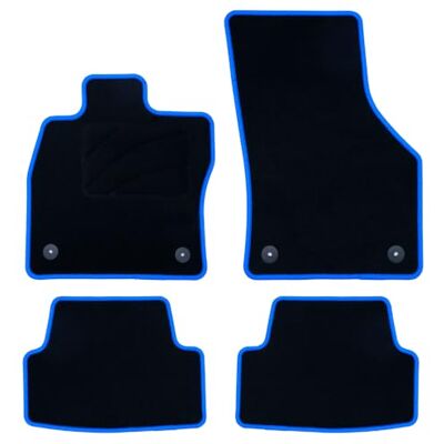 Volkswagen - Golf VII - Blauer Rand - 5-teilig - Automatten Volkswagen - Golf VII - Blauer Rand - 5-teilig - Automatten