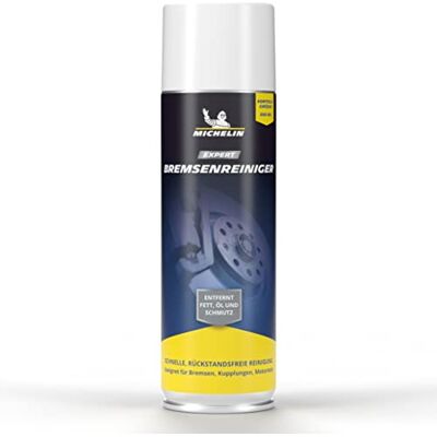 Michelin EXPERT Bremsenreiniger Spray Reinigt und Entfettet Bremsen, Kupplungen und Motorteile an Auto, Motorrad und Fahrrad 500ml Michelin EXPERT Bremsenreiniger Spray Reinigt und Entfettet Bremsen, Kupplungen und Motorteile an Auto, Motorrad und Fahrrad 500ml