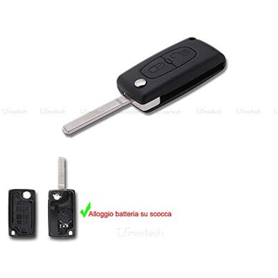 Lage Replacement 2 button flip key fob case for Citroen C2 C3 Berlingo remote flip key by Remotefobcentre Lage Replacement 2 button flip key fob case for Citroen C2 C3 Berlingo remote flip key by Remotefobcentre