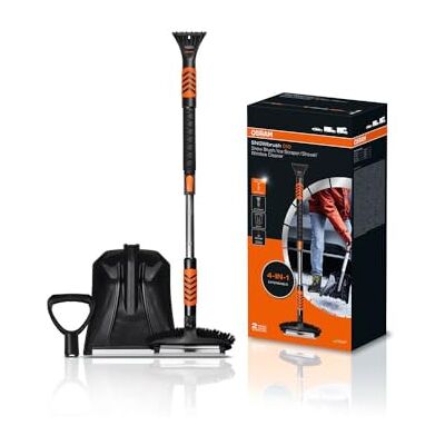 Osram SNOWbrush 010, 4 in 1, Schneebürste, Schaufel, Eiskratzer, Fensterreiniger Osram SNOWbrush 010, 4 in 1, Schneebürste, Schaufel, Eiskratzer, Fensterreiniger