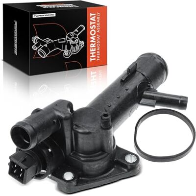 Frankberg Kühlmittel Thermostat mit Sensor Gehäuse Dichtung Kompatibel mit Logan 2004-Heute Clio II 2001-Heute Kangoo 2003-Heute Replace# 8200039885 Frankberg Kühlmittel Thermostat mit Sensor Gehäuse Dichtung Kompatibel mit Logan 2004-Heute Clio II 2001-Heute Kangoo 2003-Heute Replace# 8200039885