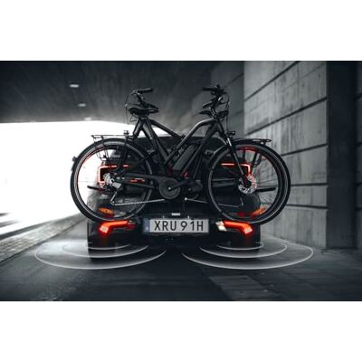 Thule Epos ParkSecure Fahrradträger für die Anhängerkupplung, Klappbar, Black, 2 Bikes, mit Parksensoren Thule Epos ParkSecure Fahrradträger für die Anhängerkupplung, Klappbar, Black, 2 Bikes, mit Parksensoren