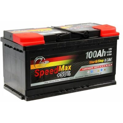 SMC Autobatterie Speed Max ersetzt (100 Ah Agm) SMC Autobatterie Speed Max ersetzt (100 Ah Agm)