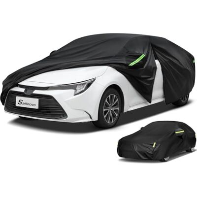Sailnovo Autoabdeckung Wasserdicht,7 Schichten Coupé Autoplane Outdoor UV-Schutz Allwetter Universelle Passform mit Reißverschluss für BMW Schnee, Sonne(Coupé 470 * 178 * 120cm) Sailnovo Autoabdeckung Wasserdicht,7 Schichten Coupé Autoplane Outdoor UV-Schutz Allwetter Universelle Passform mit Reißverschluss für BMW Schnee, Sonne(Coupé 470 * 178 * 120cm)