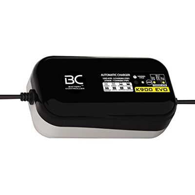 BATTERY CONTROLLER BC K900 EVO Ladegerät/Mantenitor Intelligent für 12V/12V CAN-BUS (BMW) Batterien Blei-Säure und Lithium, Silber BATTERY CONTROLLER BC K900 EVO Ladegerät/Mantenitor Intelligent für 12V/12V CAN-BUS (BMW) Batterien Blei-Säure und Lithium, Silber