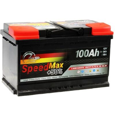 SMC Autobatterie Speed Max L4100MAX 100Ah 850A 12V SMC Autobatterie Speed Max L4100MAX 100Ah 850A 12V