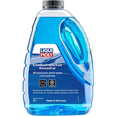 Liqui Moly Scheibenfrostschutz Konzentrat 3L I Reinigendes Frostschutz Konzentrat für sekundenschnelle klare Sicht I Temperaturen bis ca. -52 °C I LED- bzw. Xenon-Scheinwerfer geeignet Art.-Nr.: 21679 Liqui Moly Scheibenfrostschutz Konzentrat 3L I Reinigendes Frostschutz Konzentrat für sekundenschnelle klare Sicht I Temperaturen bis ca. -52 °C I LED- bzw. Xenon-Scheinwerfer geeignet Art.-Nr.: 21679