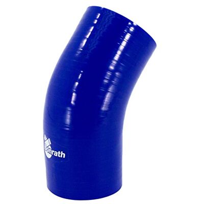 Bonrath Silikonschlauch 45 Grad Bogen Länge:50mm Ø51mm, Blau Bonrath Silikonschlauch 45 Grad Bogen Länge:50mm Ø51mm, Blau