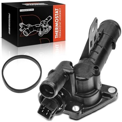 Frankberg Kühlmittel Thermostat mit Sensor Gehäuse Dichtung Kompatibel mit Qashqai +2 I 2007-2013 Clio III 2005-2012 Megane II 2002-2010 Replace# 110605536R Frankberg Kühlmittel Thermostat mit Sensor Gehäuse Dichtung Kompatibel mit Qashqai +2 I 2007-2013 Clio III 2005-2012 Megane II 2002-2010 Replace# 110605536R
