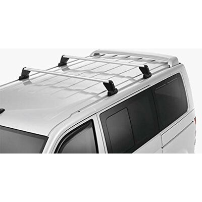Volkswagen Original VW T5 T6 Grundträger (für Fahrzeuge mit Befestigungsschiene) Dachträger Transport Träger Tragstäbe 7H0071126A Volkswagen Original VW T5 T6 Grundträger (für Fahrzeuge mit Befestigungsschiene) Dachträger Transport Träger Tragstäbe 7H0071126A